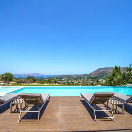 Villa In Vivo - Amazing View -90sqm Heated Pool Ájosz Pávlosz