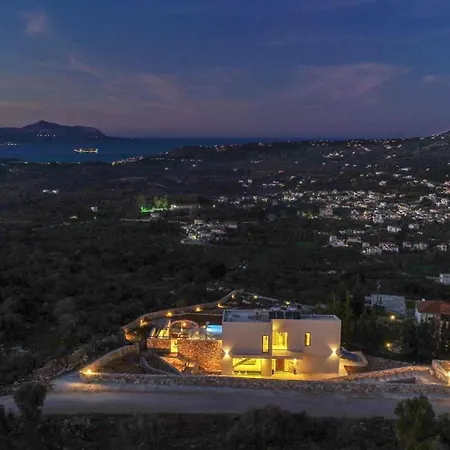 Villa In Vivo - Amazing View -90sqm Heated Pool Agios Pavlos (Chania)