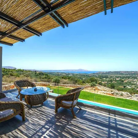 In Vivo - Amazing View -90sqm Heated Pool * Agios Pavlos (Chania)